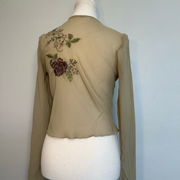 House of CB Front Tie Floral Top - Picture 4 of 6